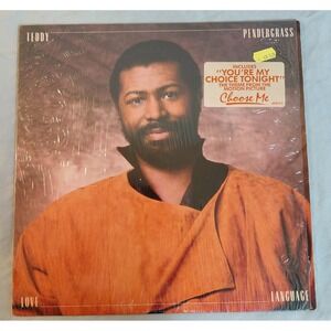 Teddy Pendergrass Love Language Vinyl LP 1984 Asylum 60317-1 Shrink Hype Sticker